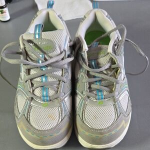 Skechers Shape-ups Gray and Blue Women's Sneakers